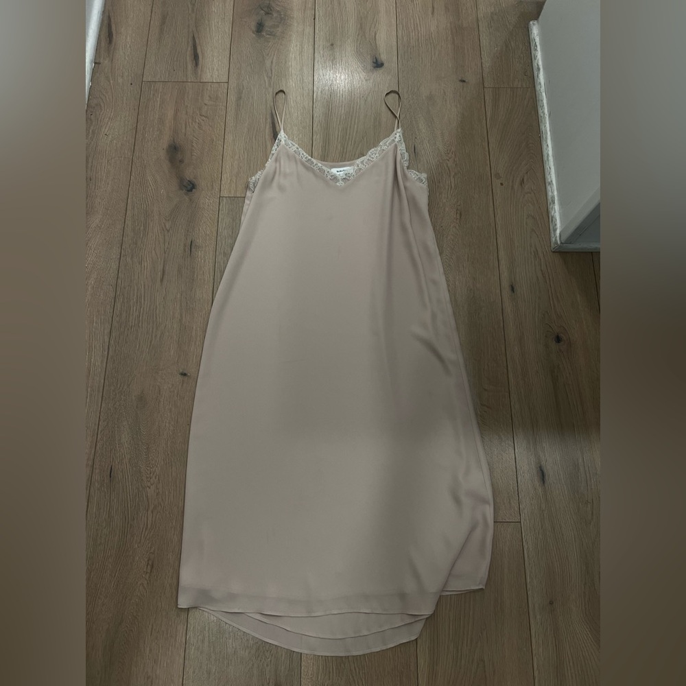 Babaton Townsend Slip Dress Lace Trim